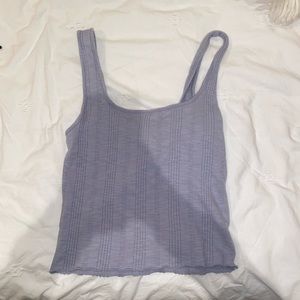 Cropped Periwinkle Tank